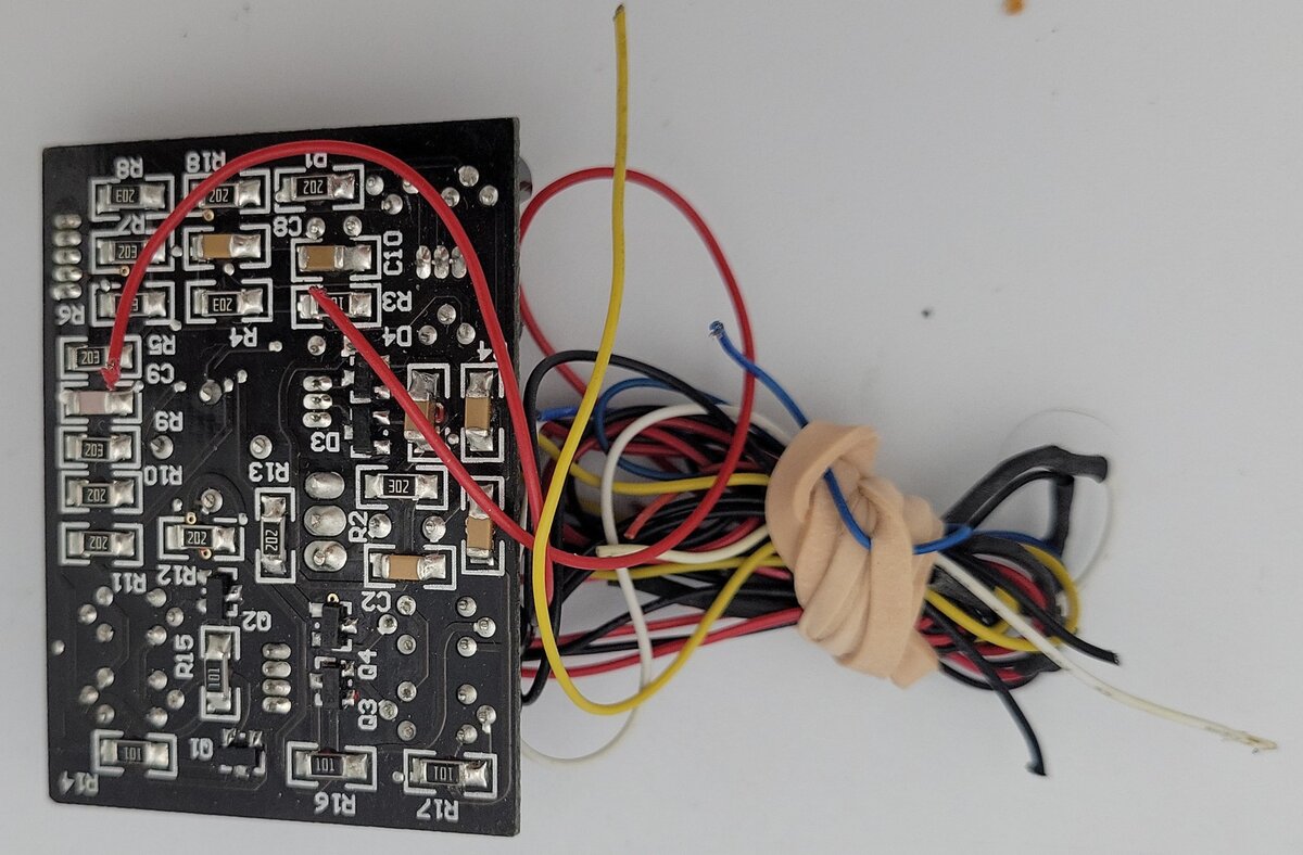 Lionel 14098-410 Crossing Gate Motor Driver PCB Circuit Board with Wiring