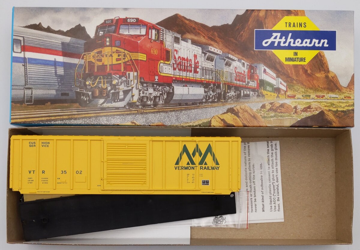 Athearn 05811 HO Vermont Railway 50' PS Boxcar #3502