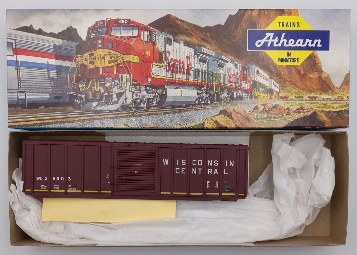 Athearn 5822 HO Wisconsin Central 50' PS Boxcar Kit