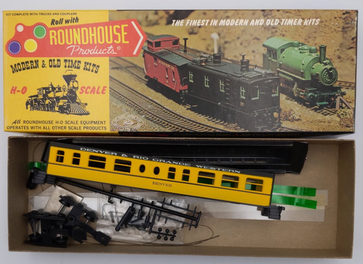 Roundhouse 5069 HO Denver & Rio Grande Business Car Kit