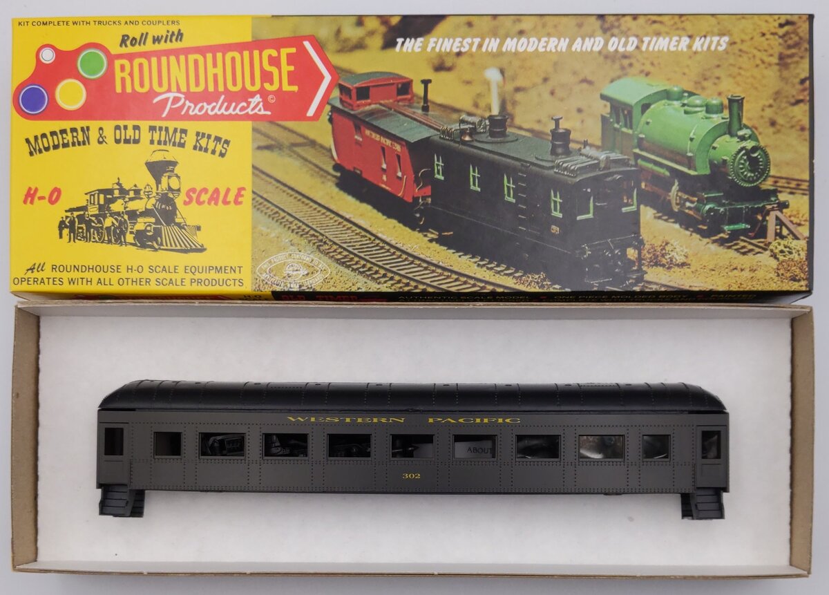 Roundhouse 6172 HO Western Pacific Harriman Coach Car Kit