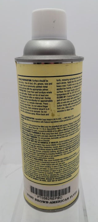 American Flyer PT0382 Rust Brown Paint Aerosol 11 Oz.