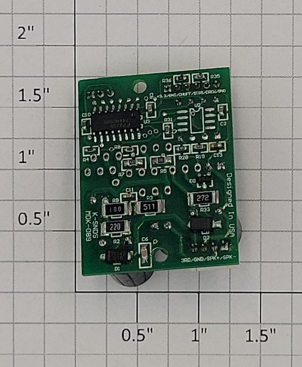K-Line MDK-089 Steam Freight Sound PCB Circuit Board without Chip