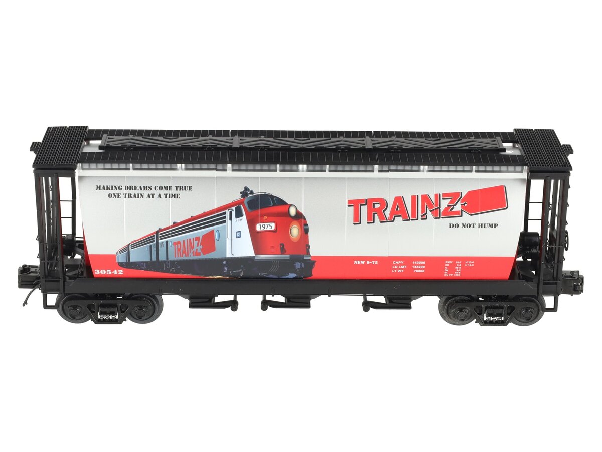 MTH 20-96890 O Modern Custom Trainz 3-Bay Cylindrical Hopper