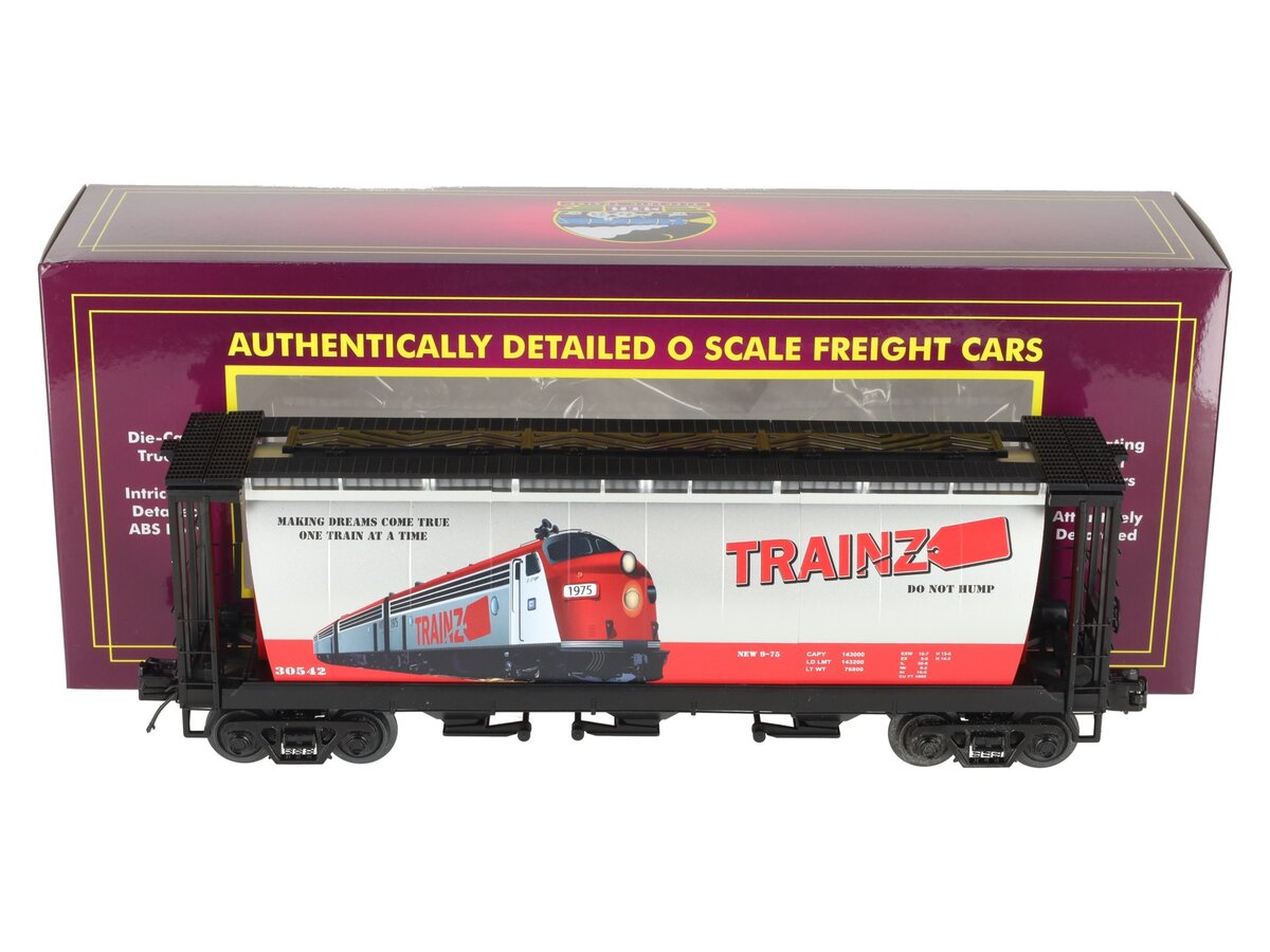MTH 20-96890 O Modern Custom Trainz 3-Bay Cylindrical Hopper