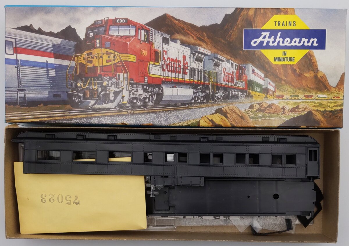 Athearn 1870 HO STD Observation Car Kit - Undecorated
