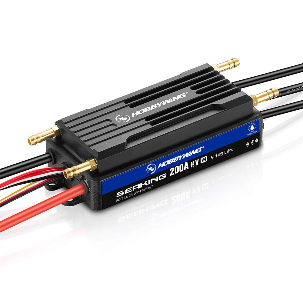 HobbyWing 30301201 SeaKing 200A HV V4 Brushless Marine ESC