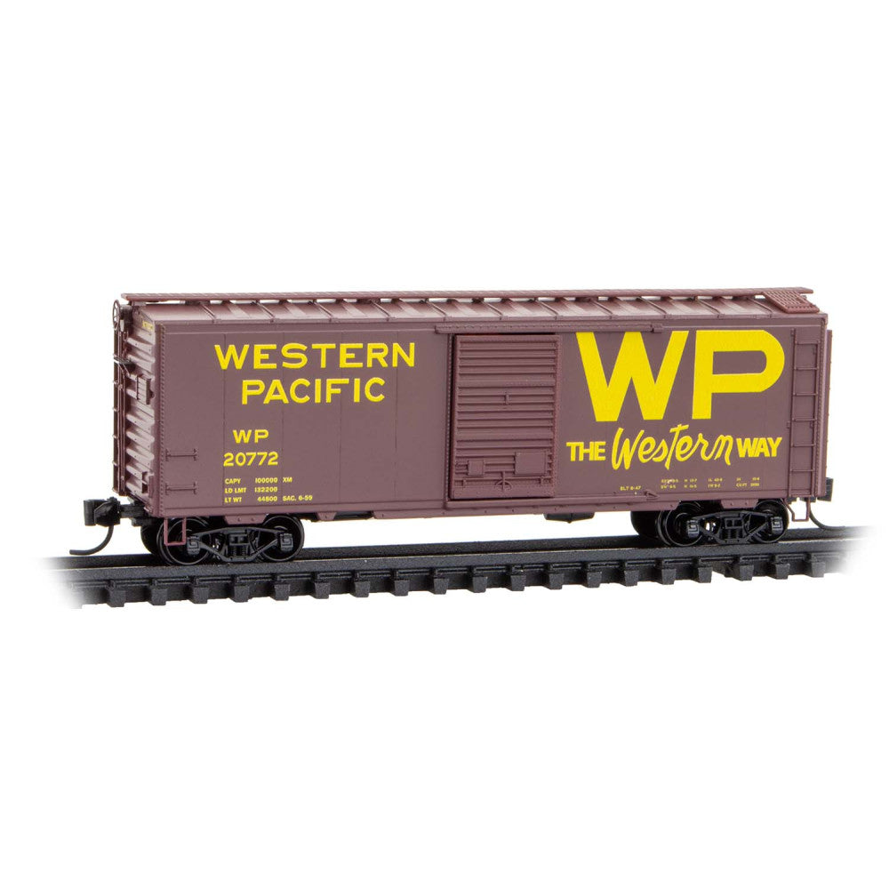 Micro-Trains 02000518 N Western Pacific 40' Standard Boxcar #20772