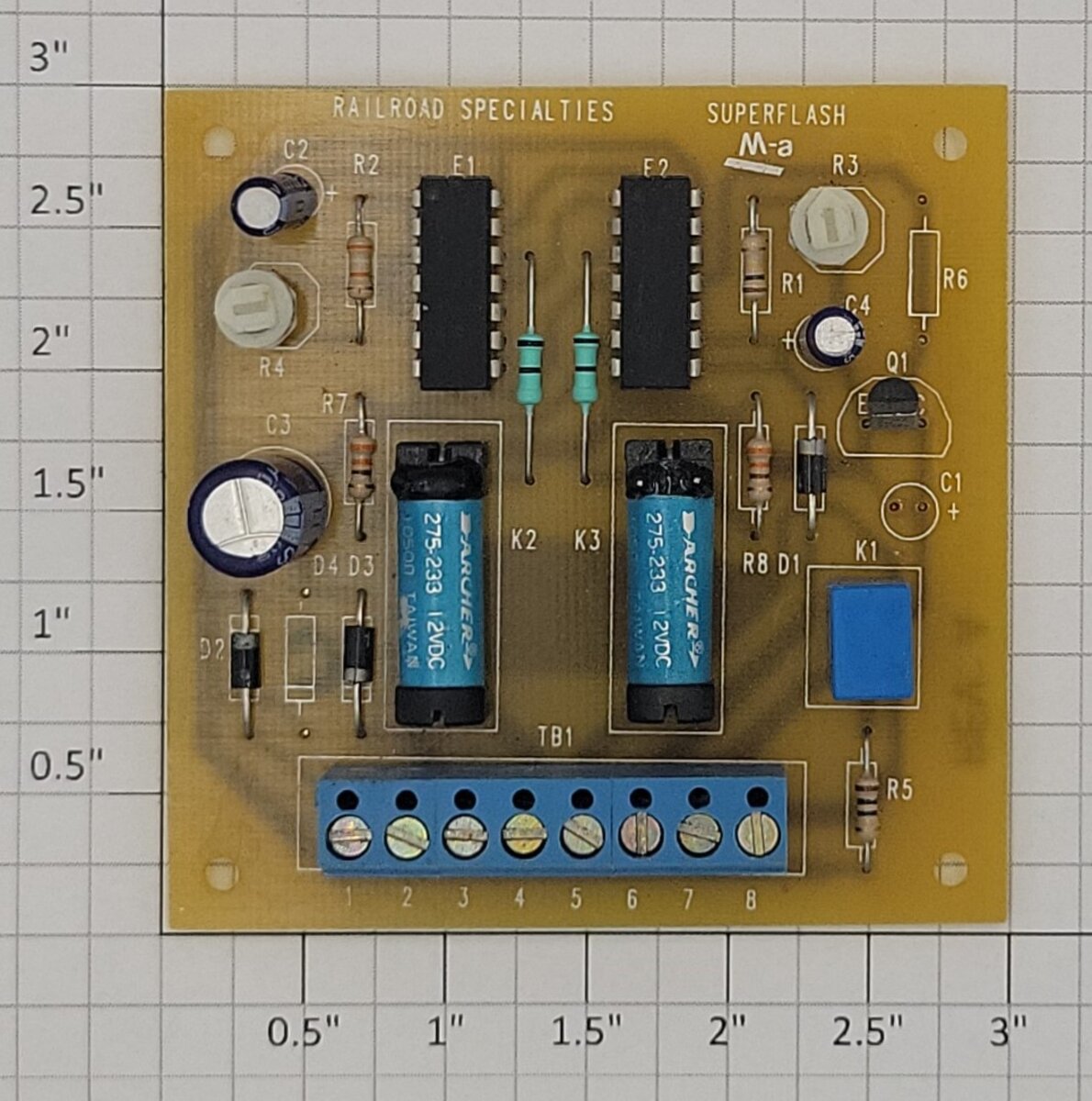 Railroad Specialties Superflash PCB Circuit Board