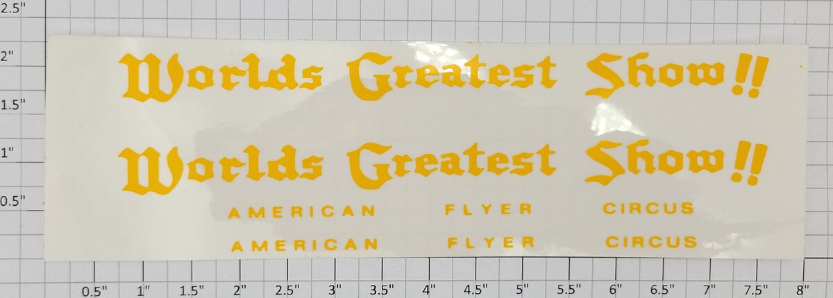 American Flyer ST-649 Yellow 