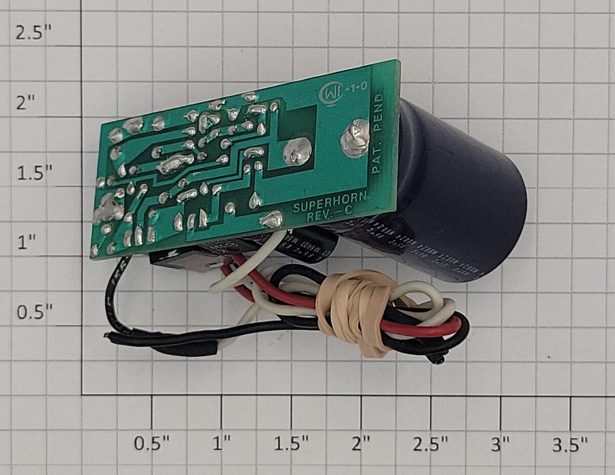 Depotronics SH SuperHorn Electonic Horn PCB Circuit Board without Heat Sink