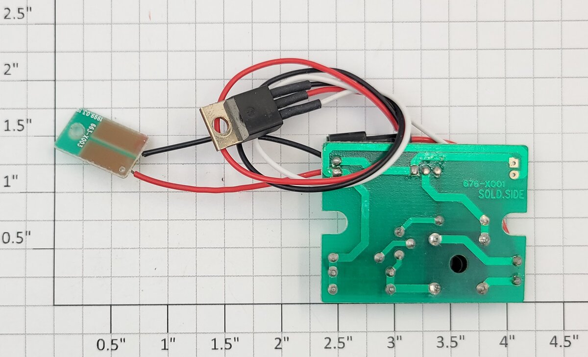 USA Trains 676-X001 G Scale GP-9 Smoke Unit Regulator PCB Circuit Board
