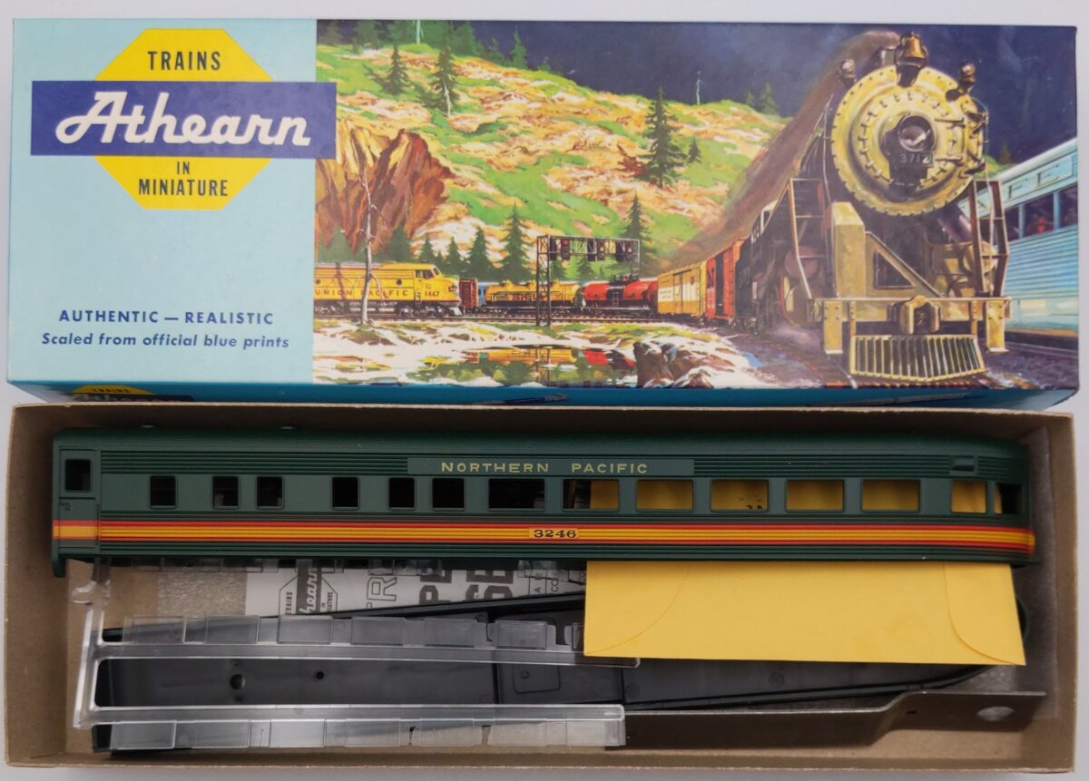 Athearn 1836 HO Northern Pacific 70' Observation car Kit