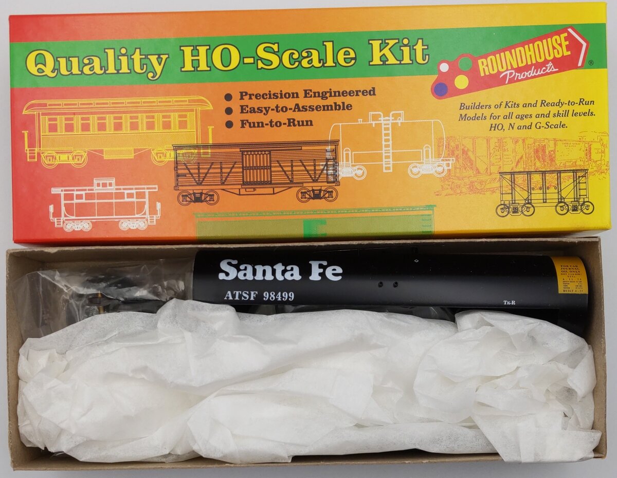Roundhouse 77215 HO Santa Fe 50' Tank Car Kit