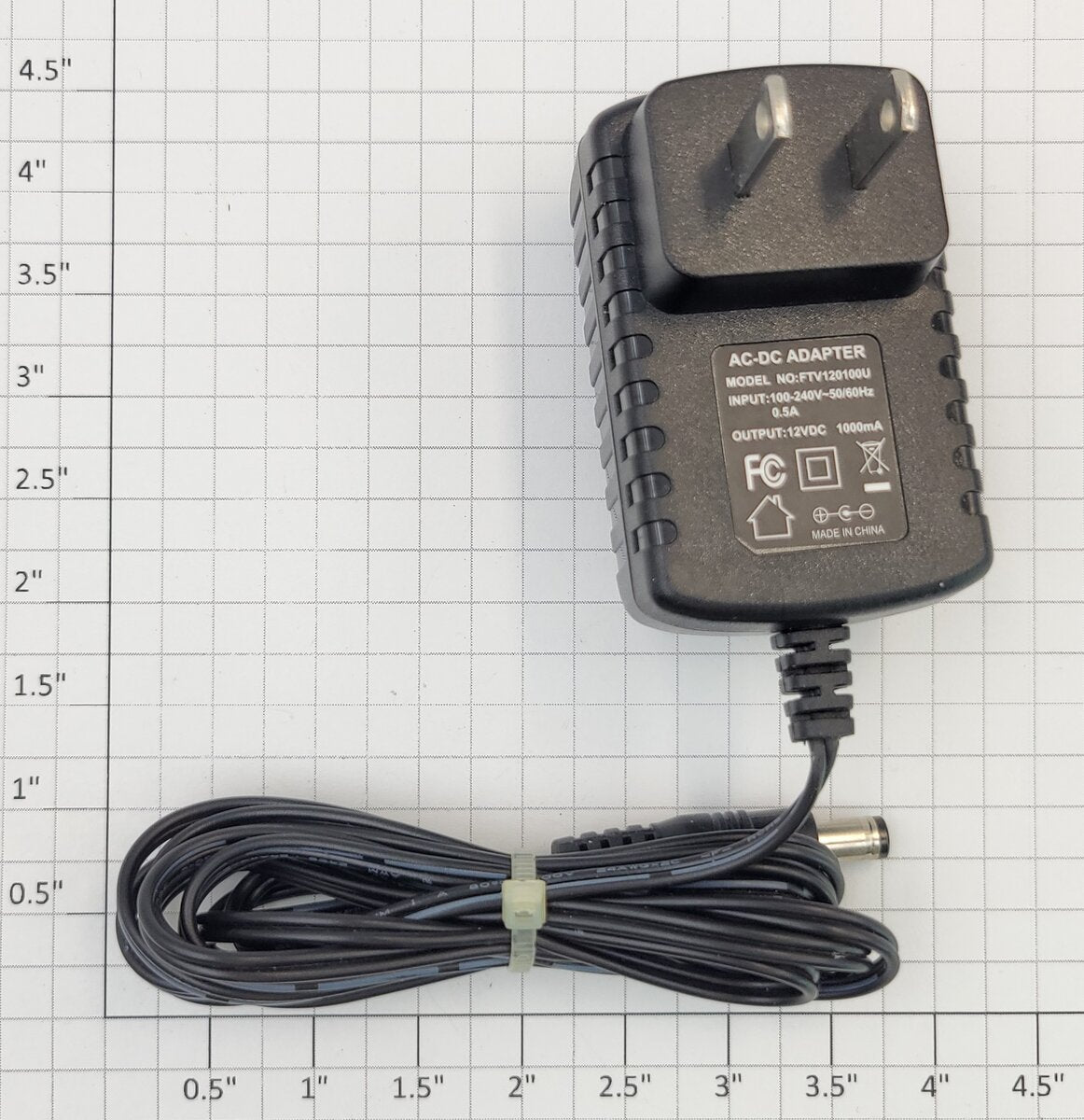 Acme FTV120100U AC-DC Adaptor 12VDC @ 1000mA Output Power Supply