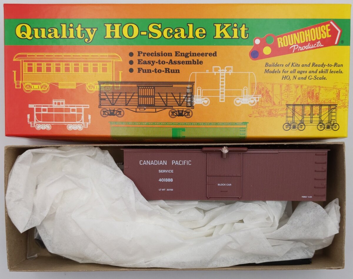 Roundhouse 32910 HO Canadian Pacific 36' Boxcar Kit