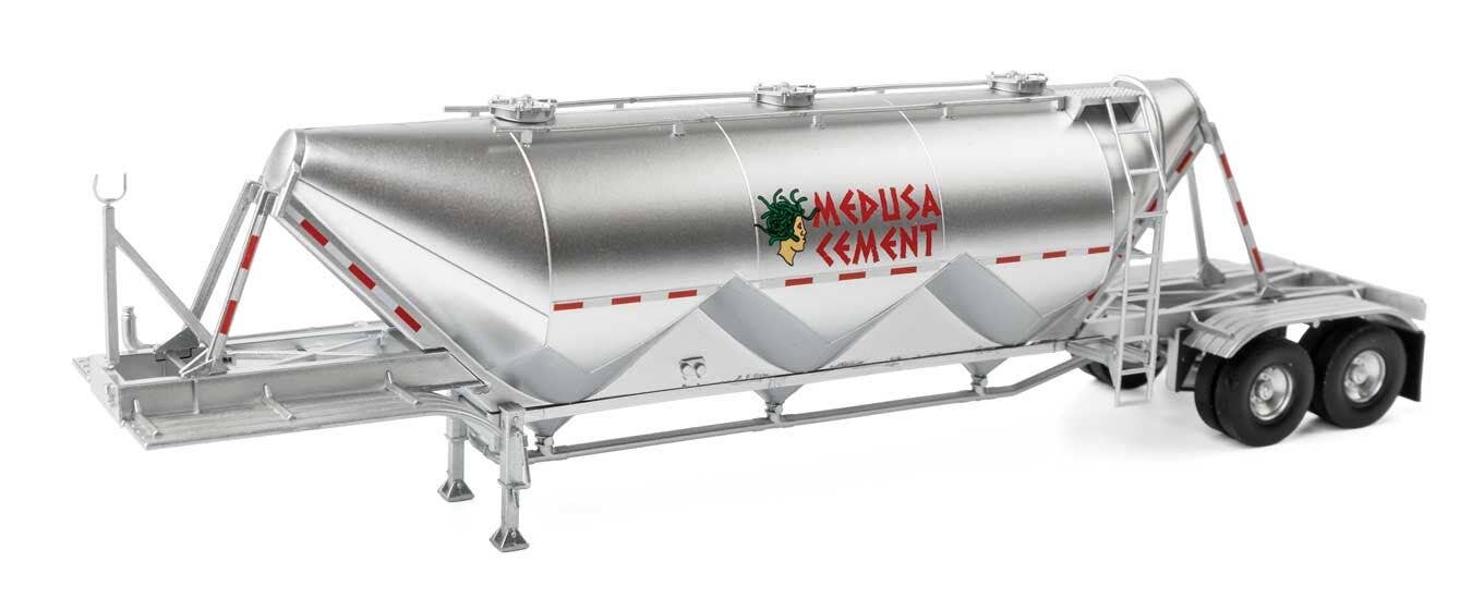 Walthers 949-2621 HO Assembled Medusa Cement Dry Bulk Semi Trailer