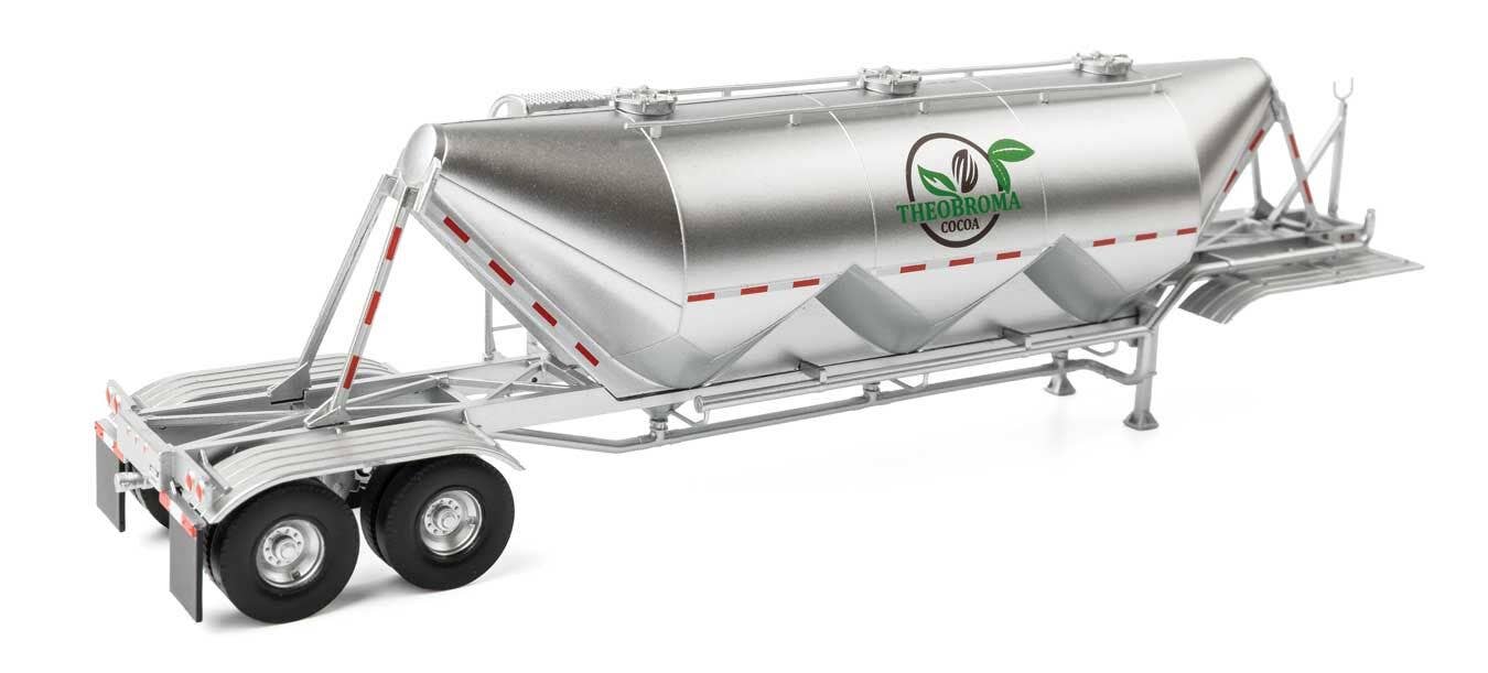 Walthers 949-2625 HO Assembled Theobroma Dry Bulk Semi Trailer