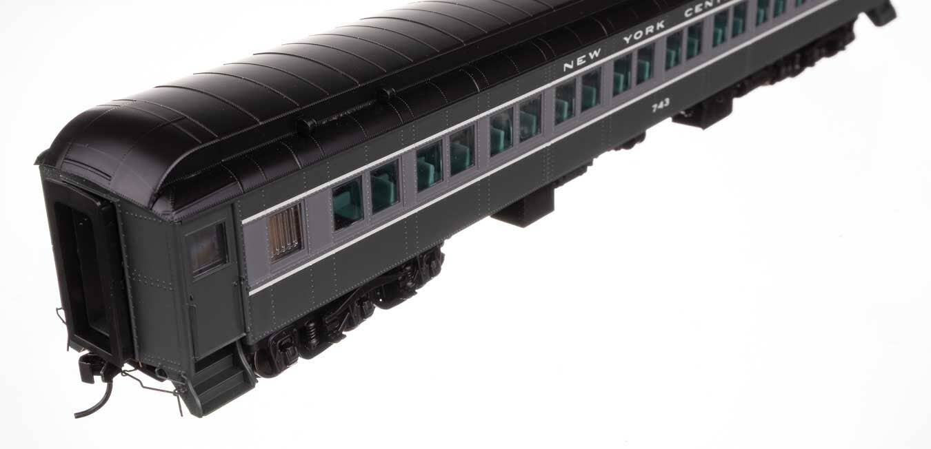 Walthers 920-17611 HO NYC 82' Pullman-Built Heavyweight Paired-Window Coach #743