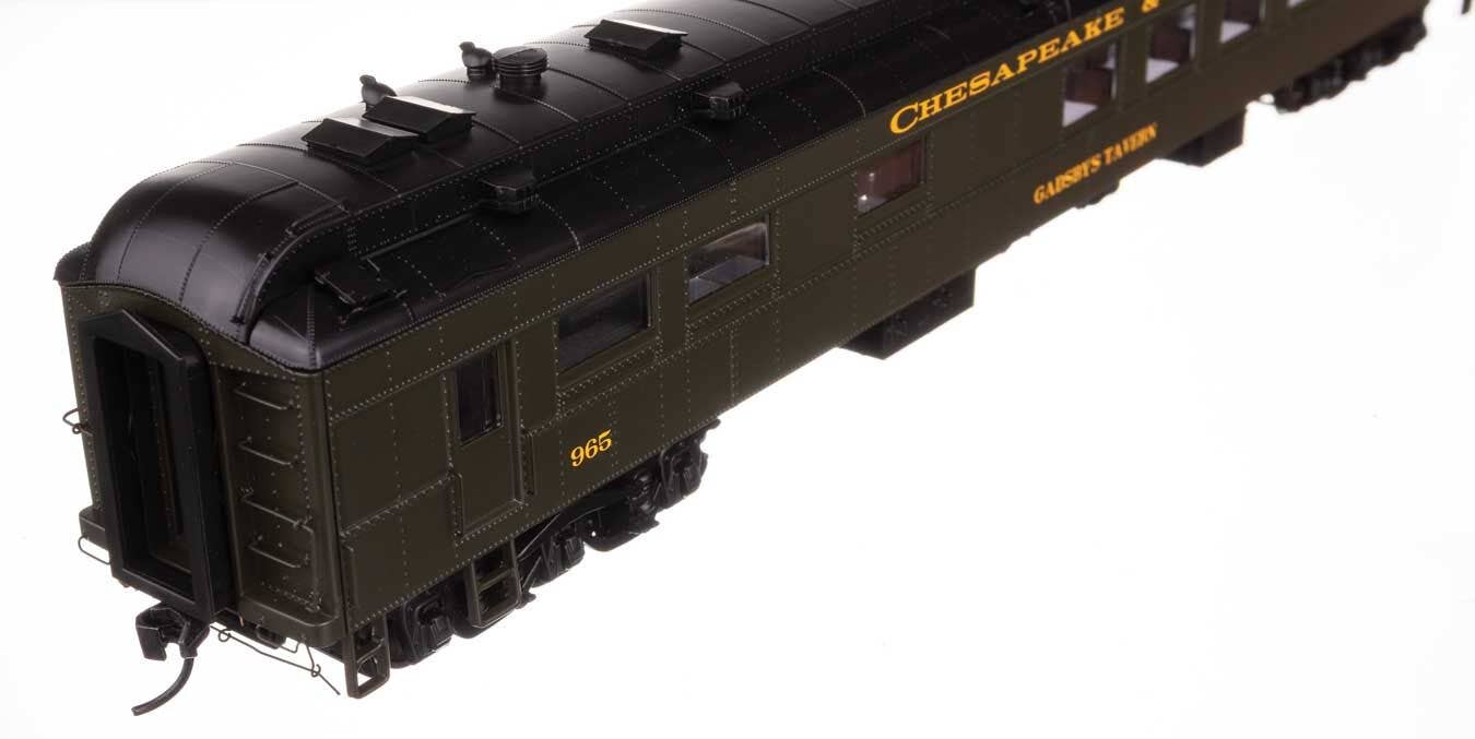 Walthers 920-17703 HO C&O 82' Pullman-Built Heavyweight 36-Seat Diner #965