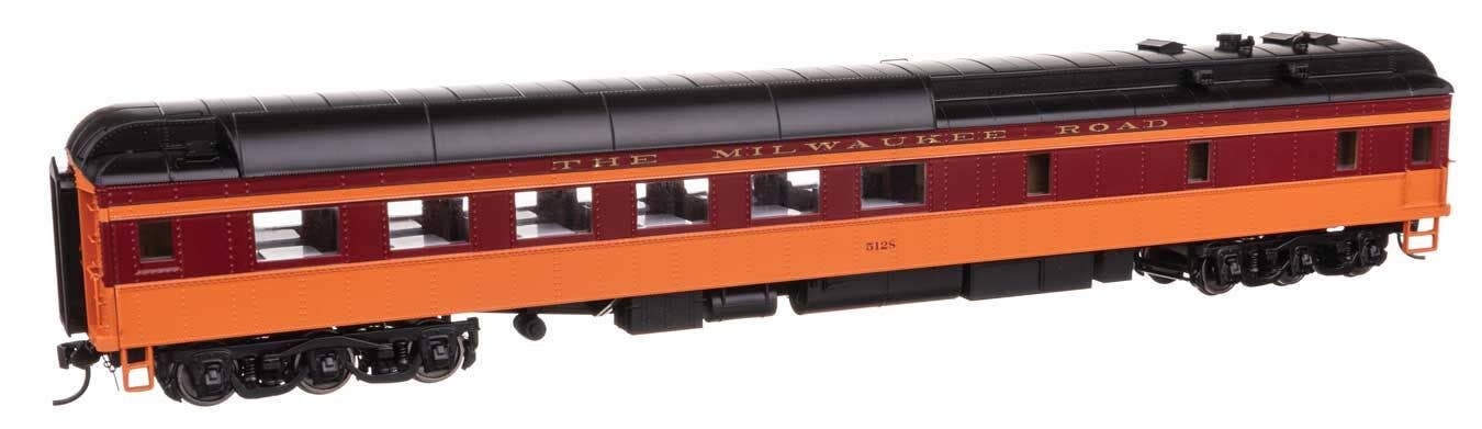 Walthers 920-17705 HO MILW 82' Pullman-Built Heavyweight 36-Seat Diner RTR #5128