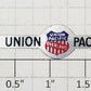 Lionel 636E-10 Union Pacific Side Medallion Nameplate Decal