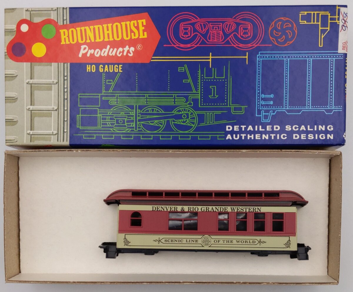 Roundhouse 3732 HO Denver & Rio Grande Overton Observation Kit