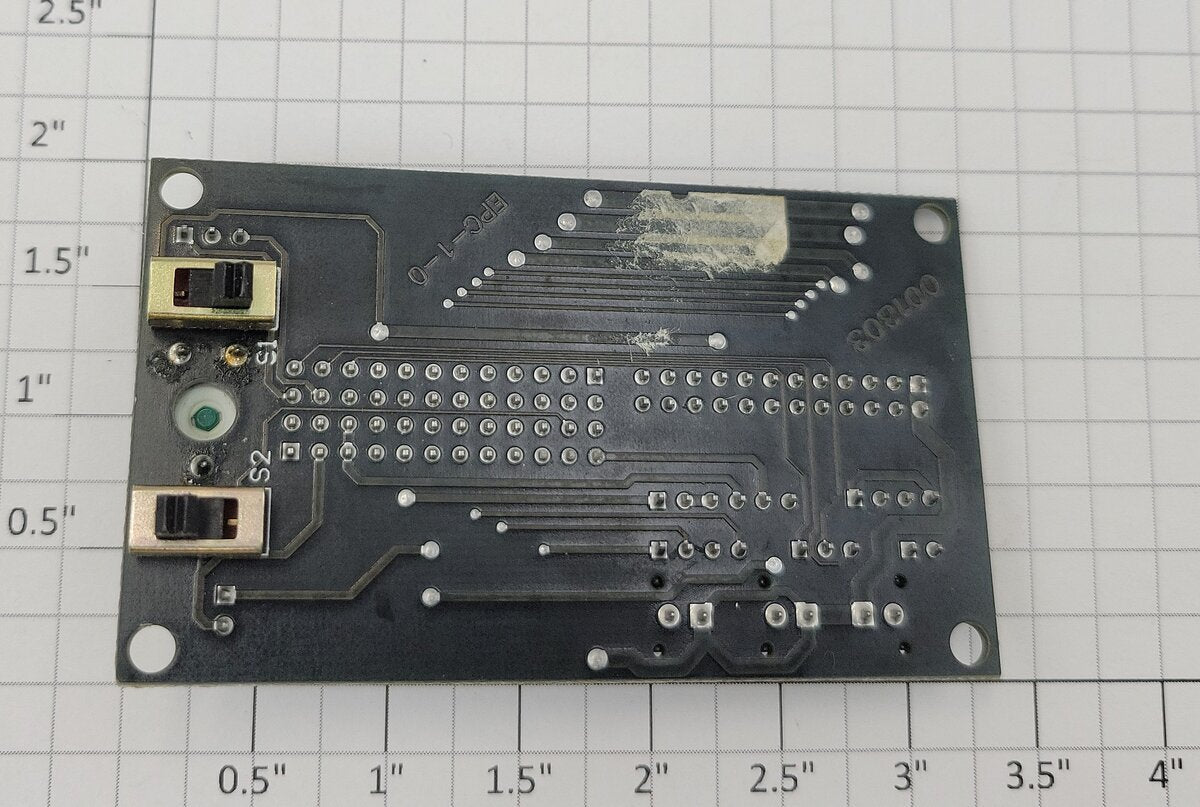 Lionel 691-PCB1-72 Mother Board PCB Circuit Board w/Switches & Potentiometer