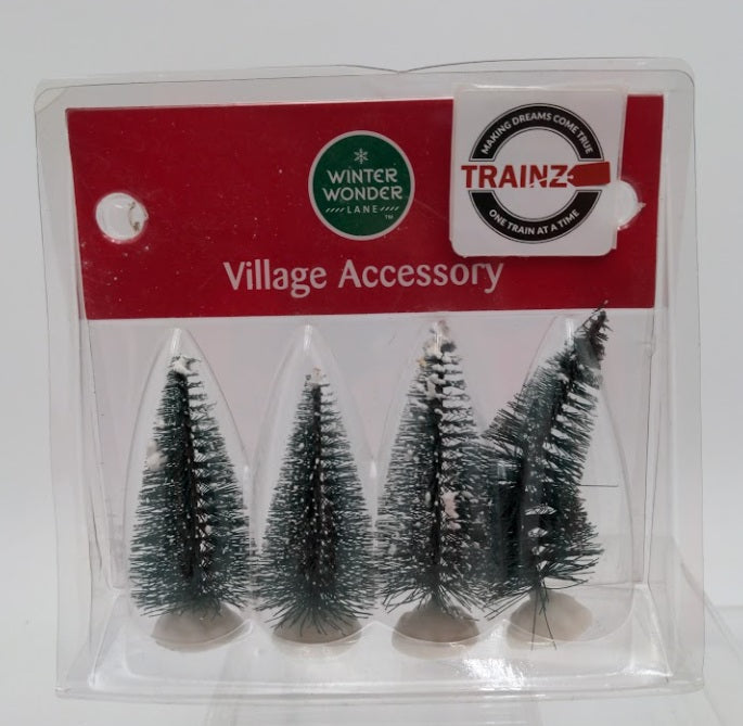 Acme 36008 By Winter Wonder Lane Snowy Pine Tree (Set of 4)