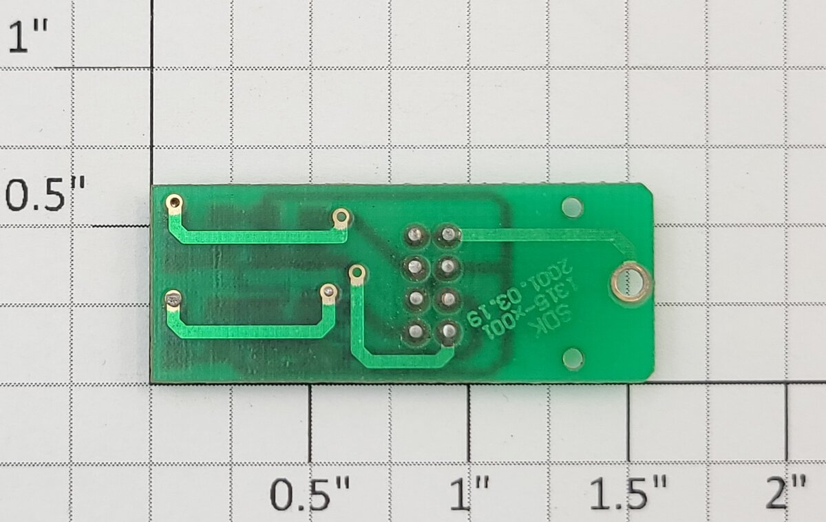 Proto 2000 SDK1315-x001 Ho Scale 8 Pin PCB Circuit Board