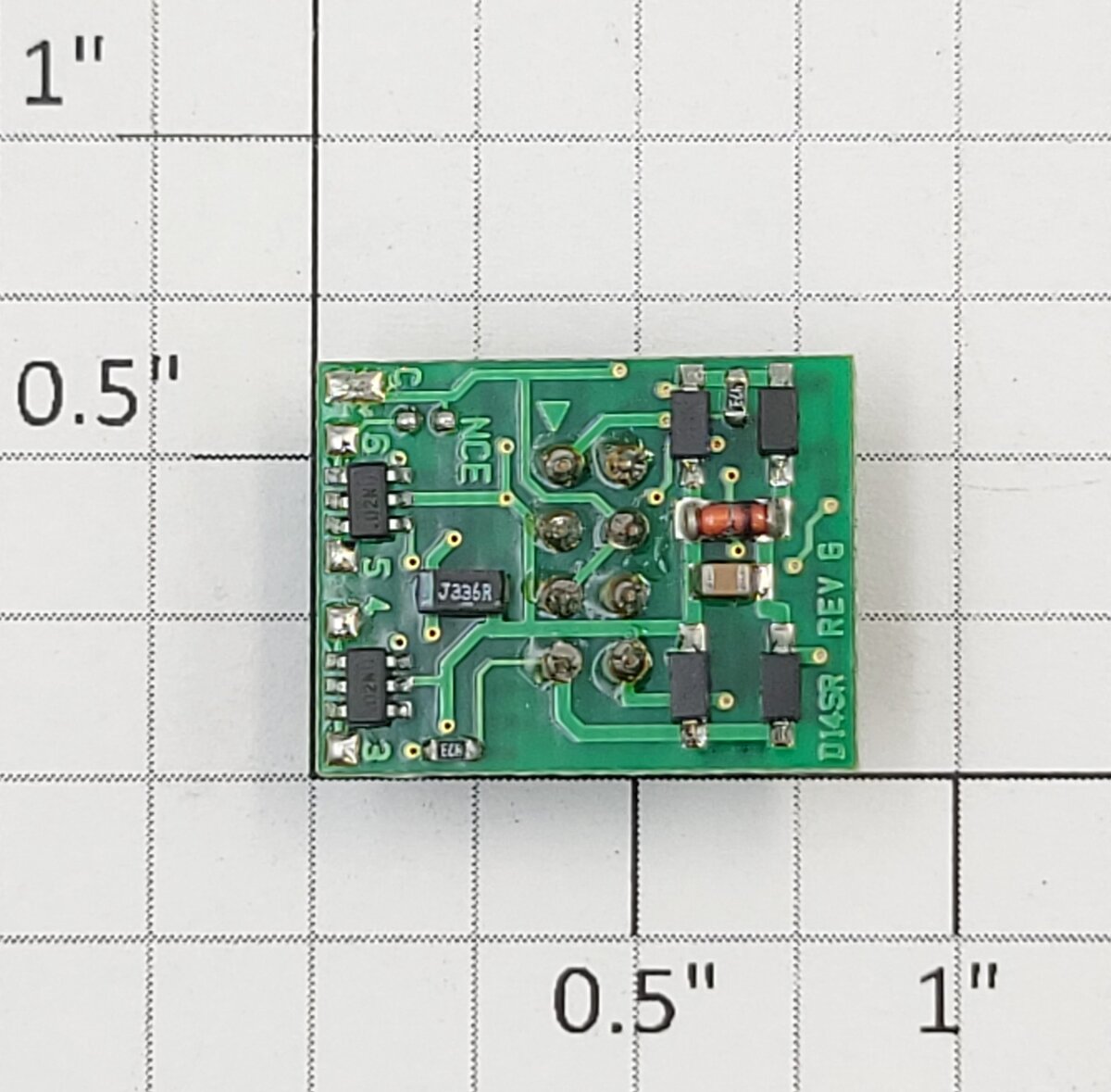 NCE 5240103 D14SR Direct Plug, 6 Function Decoder PCB Circuit Board