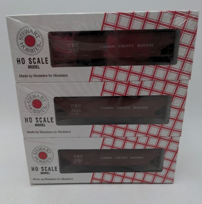 Stewart Hobbies 10336 HO Carbon County Railway 70 Ton Panel Triple Offset Hopper