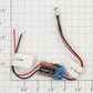Acme 0908-1 Red LED Light PCB Circuit Board - Wired