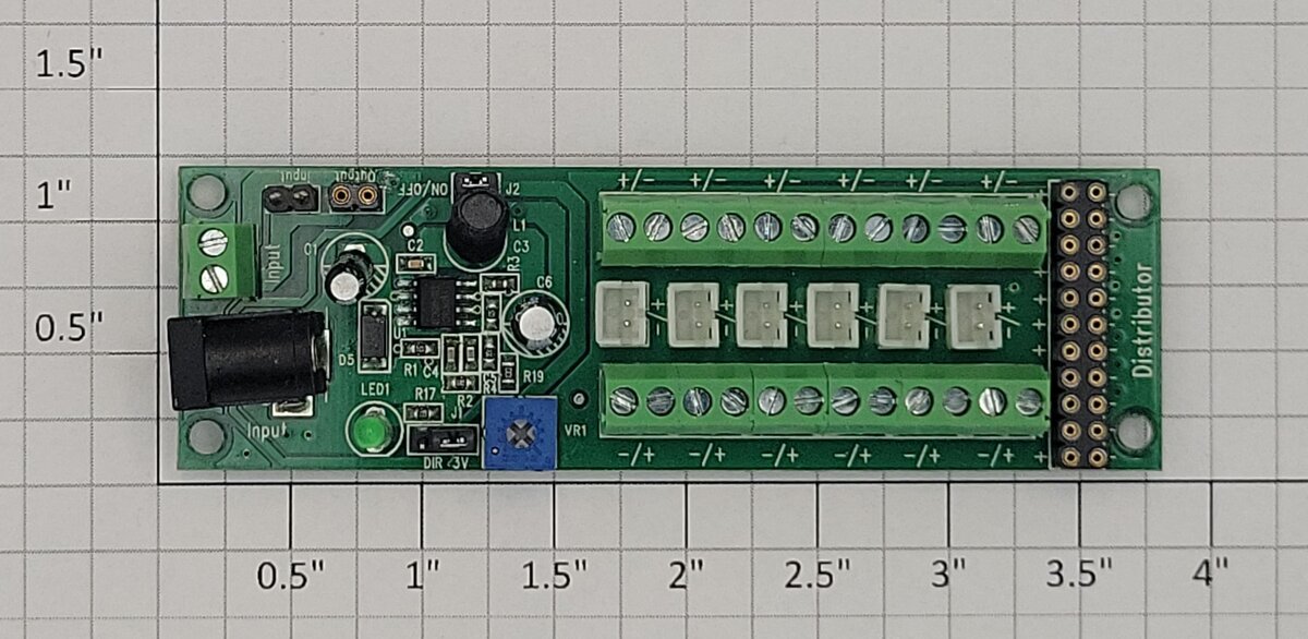 WeHonest 190-500X O Gauge Light Distribution Master Board