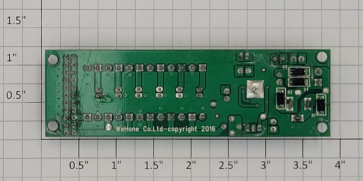 WeHonest 190-500X O Gauge Light Distribution Master Board