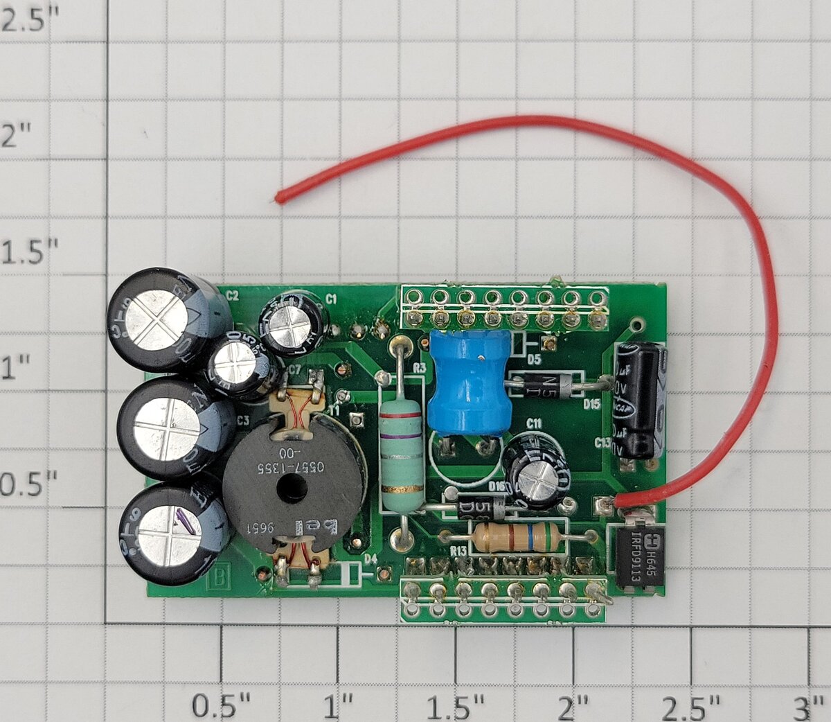 Acme 11554 Ergoline Facial Lamp Fan PCB Circuit Board