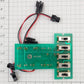 USA Trains 663-X002 F3A Main PCB Circuit Board with Switches and Cables