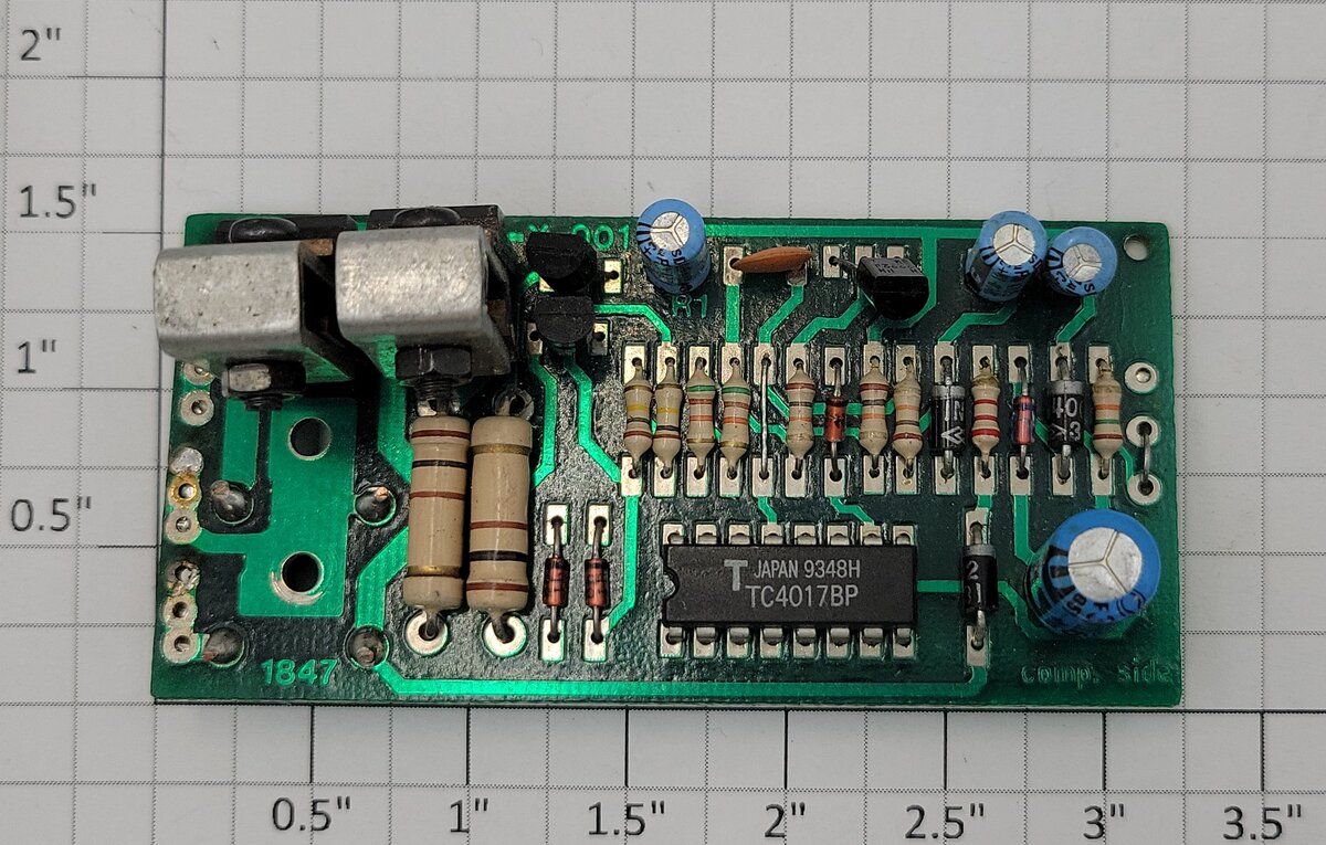 Bachmann 335-X-001 Reverse PCB Circuit Board