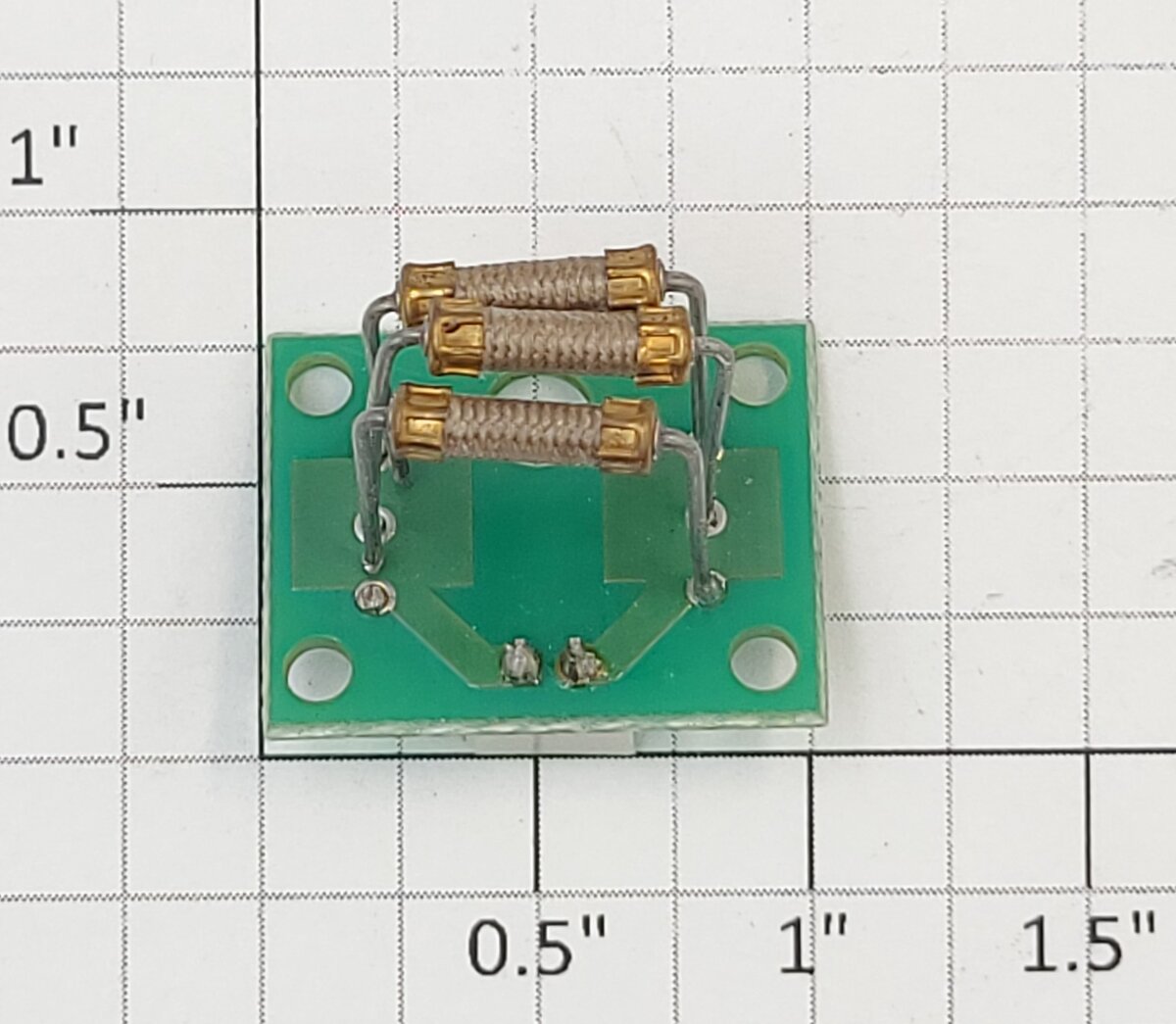 Lionel 691PCB1045X Fan Driven Smoke Unit Top PCB Circuit Board with (3) Heaters
