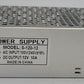 Acme S-120-12 120 Watt 10 Amp Universal Regulated Switching Power Supply