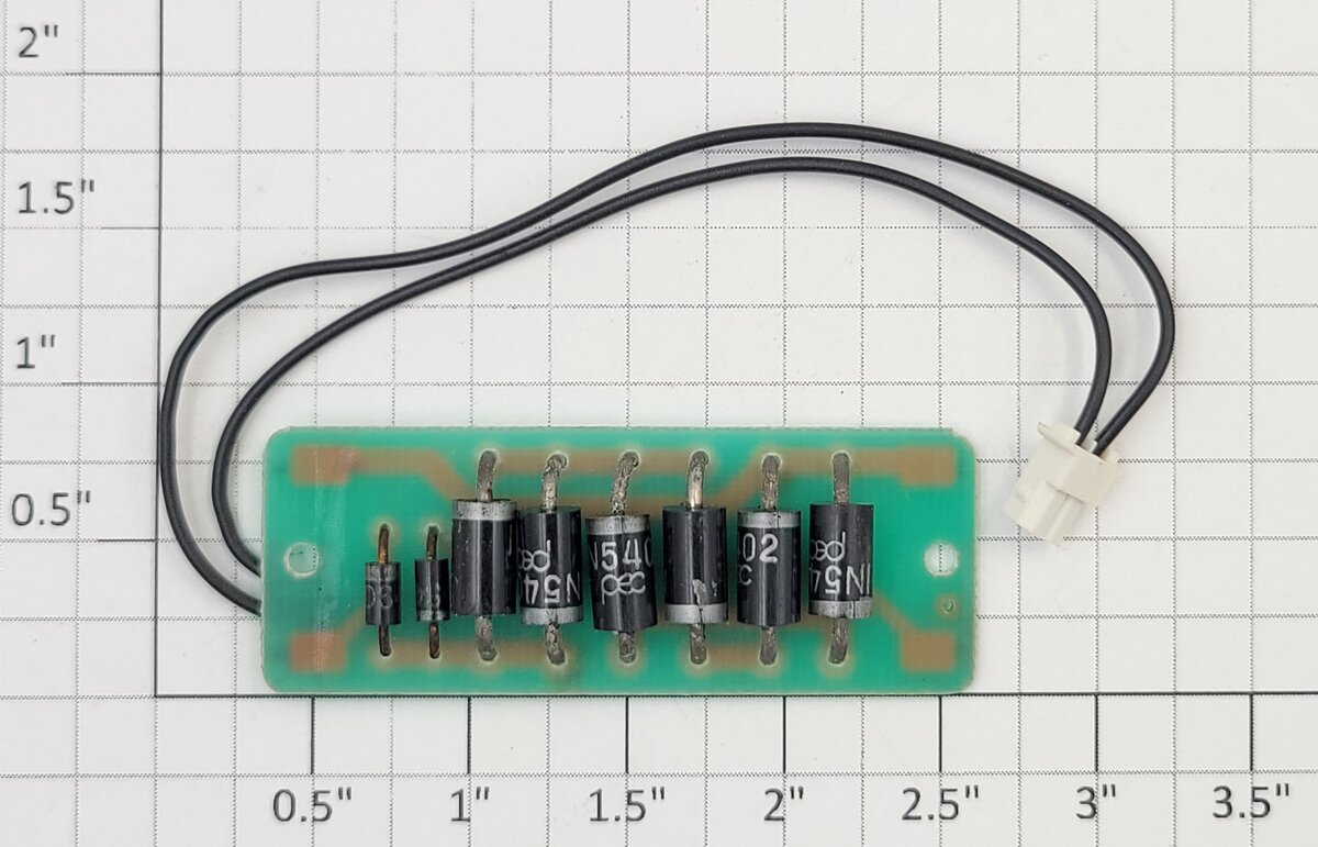 Acme 0911-1 Six Diode IN5402 PCB Circuit Board Wired