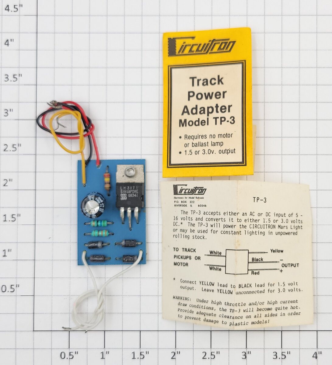 Circuitron TP-3 Track Power Adaptor