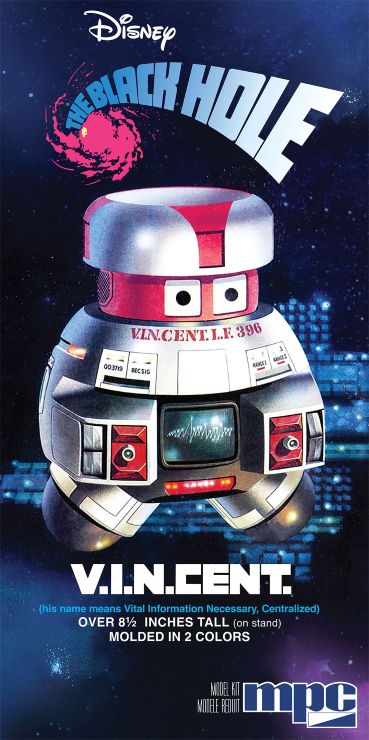 MPC 1018 1:6 Disney The Black Hole Robot Vincent Plastic Model Kit