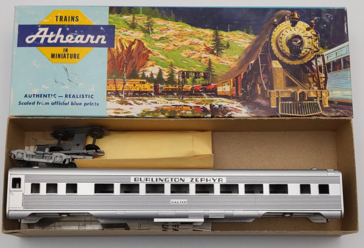 Athearn 5975 HO Burlington Zephyr Coach Kit