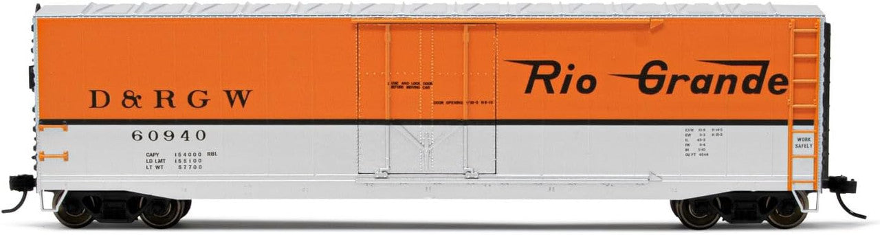 Rivarossi HR6583B HO D&RGW 50' Plug-Door Boxcar #60940