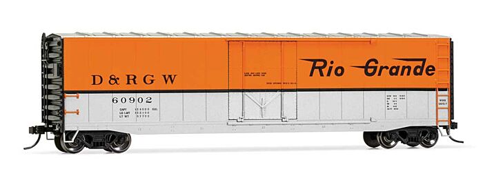 Rivarossi HR6583D HO D&RGW 50' Plug-Door Boxcar #60987