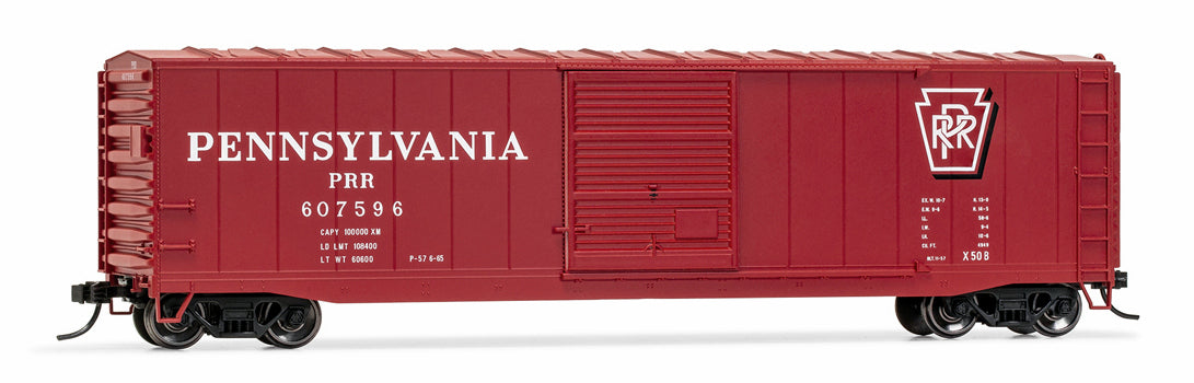 Rivarossi HR6586A HO Pennsylvania 50' Sliding-Door Boxcar, No Roofwalk #607592