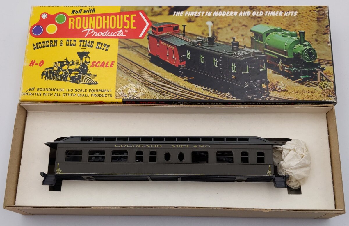 Roundhouse 5070 HO Colorado Midland 50' Business Car Kit