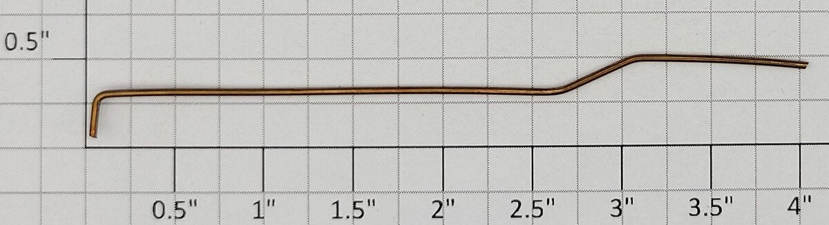 American Flyer PA15C567-A Washington / Franklin Main Hand Rail