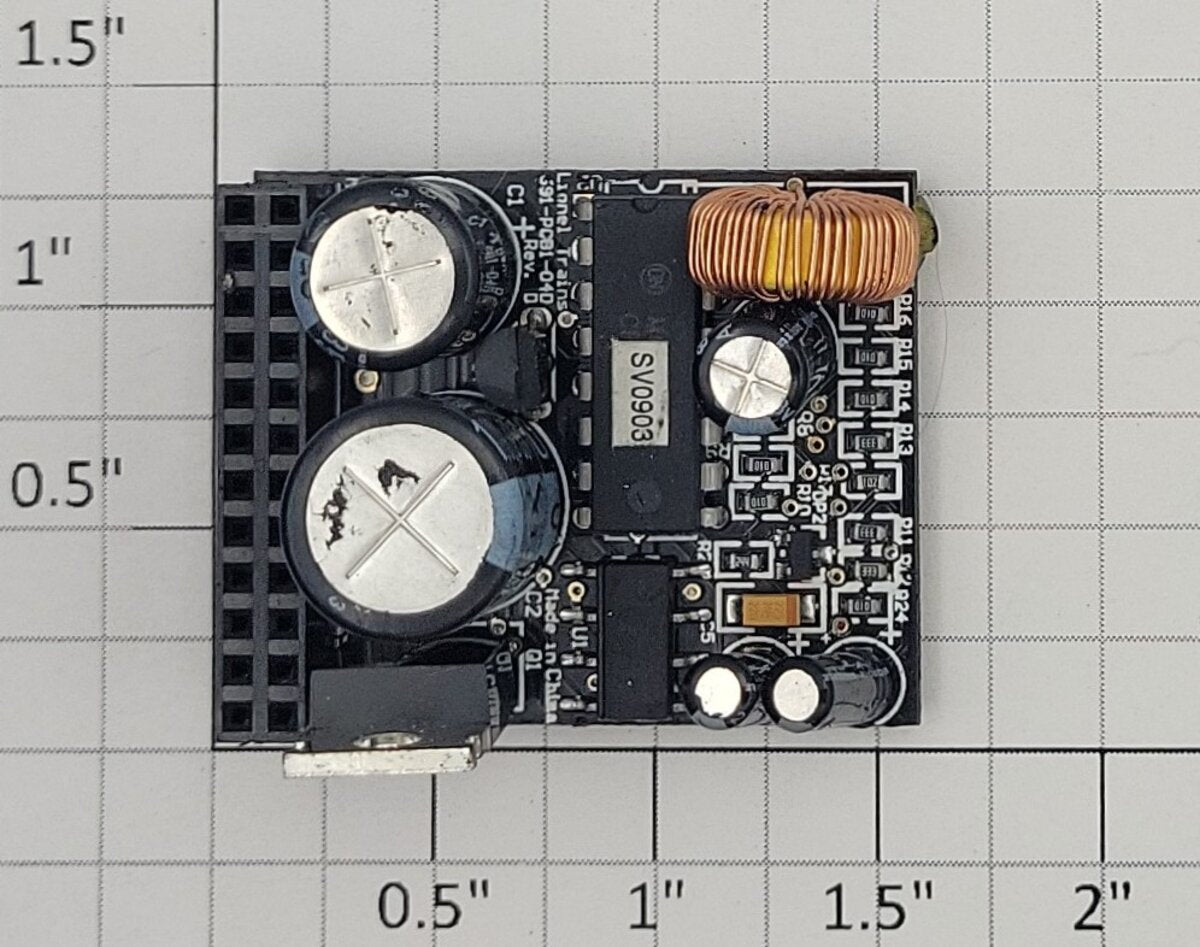 Lionel 691PCB104D RailSounds 3.0 - 5.0 Power Supply PCB Circuit Board